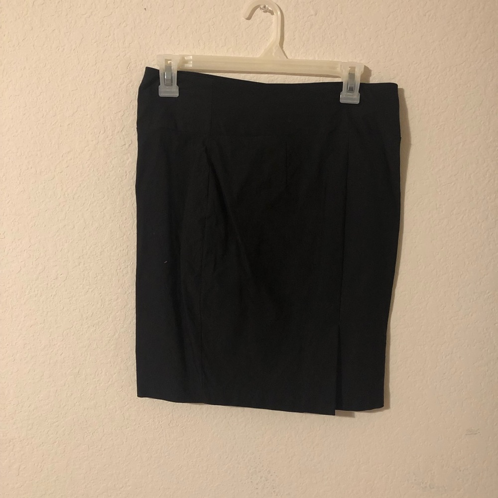 Black mini skirt